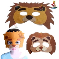 Lion Wild Animal Mask Lion Animal Mask Buas Mask Felt Wild Animals Animal Mask Lion Mask