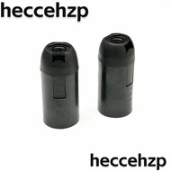 HECCEHZP 5PCS E14 Lamp Holder, Black White Plastic Lamp Socket,  Round Bulb Base E14