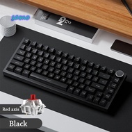 SAMO Gaming Keyboard, 82-Key Silent Mechanical Keyboard,  AK820 With Knob  Backlit Wired Keyboard Of