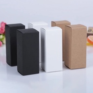 【Deal of the day】 20pcs Blank Cardboard Box For Lipstick Perfume Bottle Package Cosmetic Box Black Brown White Kraft Paper Packaging Box