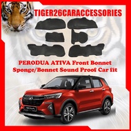 PERODUA ATIVA Front Bonet Bonnet Sponge Bonnet Sound Proof Bonnet Mat Car Custom Fit Engine Silence 
