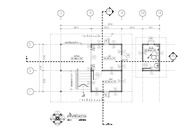 แบบบ้านในสวนยกพื้น 1 ห้องนอน 1 ห้องน้ำเเยก พื้นที่ใช้สอย 23 ตร.ม. งบก่อสร้างประมาณ 200000 บาท (เหมาะ