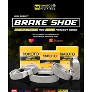 Makoto brake shoe Tmx155 mio soul i125 g75/Mio Soul/ CT100/ Barako 175/ Wave110/TMX125 Alpha