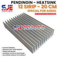 PENDINGIN HEATSINK ULTRA 20 CM 12 SIRIP HEATSING HEATSRING HETSING HETSINK ULTRA 20CM 12SIRIP ALMUNI