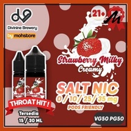 Ready Coema Liquid Vape Dv9 Strawberry Milky Creamy Salt Nic Pod Friendly Saltnic Terlaris