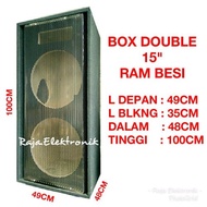 Box Double 15 in Box Speaker 15in Box Gandeng Box Kotak Sound 15 inch