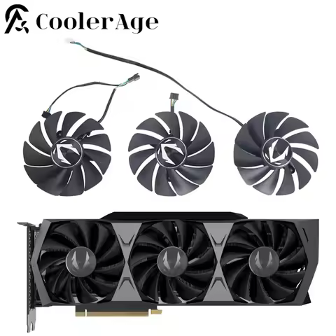 Video Card Fan For ZOTAC GAMING GeForce RTX 3070 Ti 3080 3090 Trinity OC 87MM GA92S2U RTX3070Ti RTX3