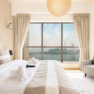 โรงแรม Dubai Eye & Sea View, 1-min walk to JBR Beach, Luxurious Beach Retreat! - จูไมราห์บีชเรสซิเดน