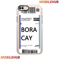 iPhone 7 Plus Boracay Boarding Pass Clear Case