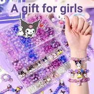 Toy Beaded Handmade diy Material Making Children's Day Girl Bracelet Girl Wearing Beads Bracelet Gir