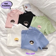 BAJU KAOS BTS CHIBI LOGO DADA KIRI / TSHIRT BTS CHIBI FANART / BAJU