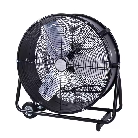 AC110-240V 24/30/36 inch floor drum type exhaust ventilation fan portable cylindrical industrial exh