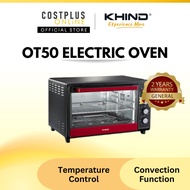 Khind OT52R 52L | OT50 50L Electric Oven - 2000W Rotisserie, Multiple Heat Settings 电烤箱
