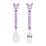 SANRIO - Kuromi 不銹鋼兒童餐具組 (平行進口)