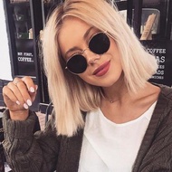 🇲🇾 READY STOCK ROUND METAL RETRO CURVE FASHION 400 UVA UVB PROTECTION SUNGLASSES UNISEX SPEK MATA MU
