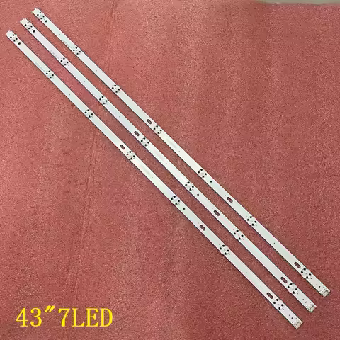 3pcs 7LED LED backlight strip for TV 43UJ651V 43UJ675V 43LJ624V 43LJ634V 43UJ701V 43UJ65_UHD_L EAU63