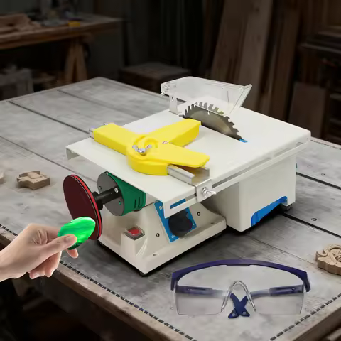 750w Mini Table Saw Jewelry Making Polisher W/Flex Shaft Multifunctional Bench Grinder Sander Buffin