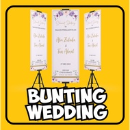 BUNTING BANNER WEDDING | BUNTING KAHWIN | BANNER WEDDING | BANNER KAHWIN