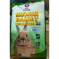 LUCKY STAR BRAND Makanan Arnab 268 / Rabbit Food 25KG