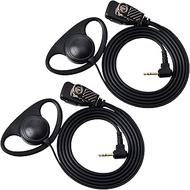 HYS D-Shape Talkabout Earphones 2.5mm Headset Compatible with Motorola TLKR T6 T7 T8 T9 T60 T61 T80 
