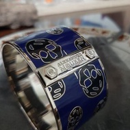Alexander Mcqueen 海軍藍琺瑯手環