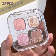 [Heavy New Arrival] EUNARZ EUNARZ Rose Shadow Four-Color Eyeshadow Palette Daily Light Makeup Pink P
