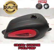 Tangki Cat CB150R CB150 Ducati Scrambler Custom Fuelpump injeksi Doff