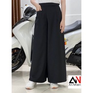 [Large Size Waist from 80-95cm] 2-layer sun protection skirt and pants with leg buttons in many colo