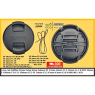 Fujifilm 62mm Lens cap fujinon XF 23mm 18mm F1.4 56mm F1.2 R APD 90mm F2 80mm F2.8 55-200mm F3.5 GF 