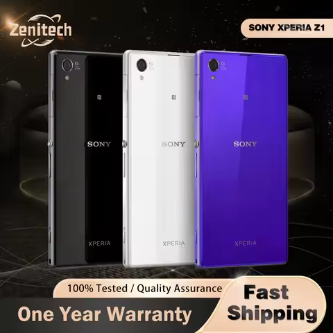 Original Sony Xperia Z1 C6903 4G LTE Mobile Phone L39H 2GB+16GB 5.0'' 20.7MP+2MP Snapdragon 800 Quad