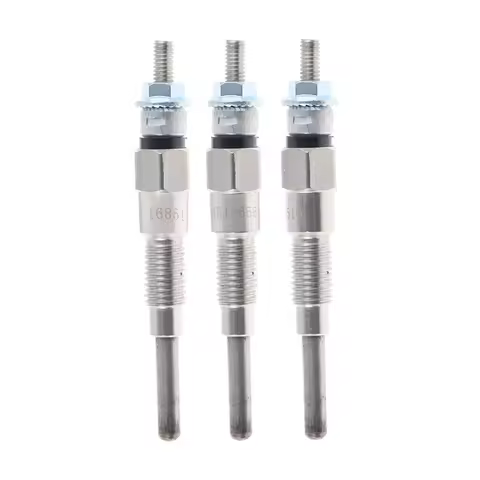 3PCS Engine Heater Glow Plugs 8Mm Parts Accessories For Kubota Tractor B21 B1700D B1700E Part Number
