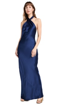 Amanda Uprichard Women's Jade Silk Dress