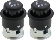 SING F LTD 2Pcs Car Cigarette Lighter Socket Cigarette Butt Car Cigarette Lighter 1J0919307 Compatib