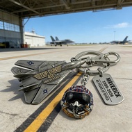Top Gun 40th Anniversary Keychain,Top Gun 40th Anniversary Keychain Pilot 2026 Movie Inspired Collec