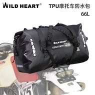 2021 New Style WILD HEART Full Waterproof Bag TPU 40L 66L Motorcycle Waterproof Bag Tail Bag Tote Ba
