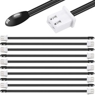 DKARDU 10 Pcs NTC Thermistor Temperature Probe with XH2.54-2P Plug 3950 B Value Epoxy Sensitive Temp