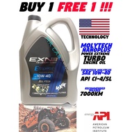 EXN EMPLIOS ENGINE OIL SAE 10W-40 7L (BUY 1 ENGINE OIL FREE 1 MOTOR FLUSH)