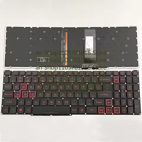 B=For ACER Nitro 5 AN515-56 AN515-57 AN515-58 AN517-54 AN517-41 US Laptop Keyboard