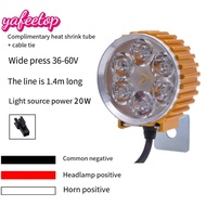 [TOP] 48V ebike electric bicycle 6/9LED headlight LED folding electric bike headlight