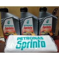 PETRONAS F100 F700 MINERAL SEMI SYNTHETIC FULLY SYNTHETIC MOTOR ENGINE Oil 4T PETRONAS SPRINTA
