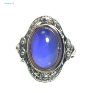 (Lovelycat) Vintage Unisex Mood Changing Color Ring Adjustable Temperature Control Band