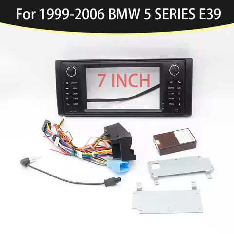 7 Inch For 1999-2006 BMW 5 SERIES E39 FRAME Car Radio Stereo GPS MP5 Android Player 2 Din Fascias Pa