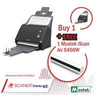 A4 Document Scanner Auto Feed Scanner Mustek iDocScan P1080 + FREE Mustek iScan Air S400W