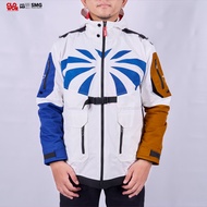 CLOWOR Omegamon Hoodie Jacket Digimon Anime Hoodie Jacket   Micro Balloon Embroidery
