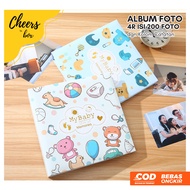4R 200 Slots with Note Column Book/ 4R PhotoAlbum Contains 200 Photos with Additional Columns Notes 