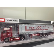 1/50 Volvo WSI Van Loo 4 * 2 Container Transport Truck