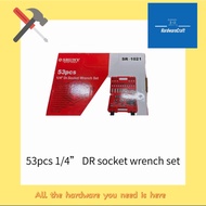 [HardwareCraft] Srunv Auto Tools 53 Pcs 1/4" Drive Socket 4-14Mm Wrench set