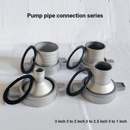 Gasoline Machine Water Pump Accessories Aluminum Pipe Connection Self-Purifying Pump 10cm to 3cm 8cm