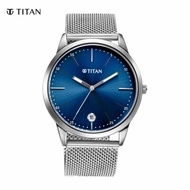 Titan Elmnt Blue Dial Mesh Strap Watch 1806SM04