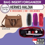 [𝐁𝐍𝐂𝐓👜]🧡 Bag Insert Organizer for Hermes Halzan Mini/ 25/ 31 | Felt Bag In Bag Customized Organiser | Many Designs &amp; Col